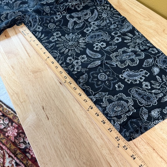 Fresh Produce Capri Lounge Pajama Pants Size XXL Floral Paisley Sleep Pull On - Picture 9 of 10